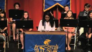 LSMSA Matriculation 2013 - Honor Code, Closing, and Alma Mater