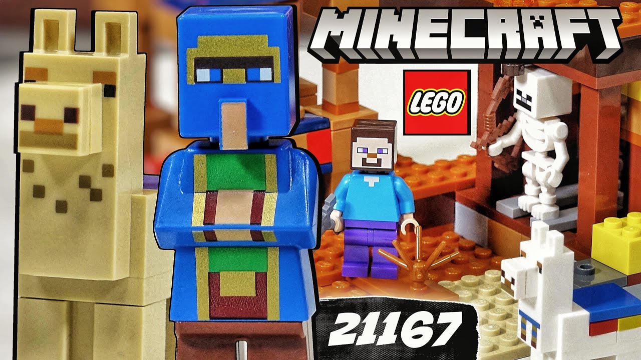 Lego Minecraft The Trading Post Lego Speed Build Review New Minecraft 21 Set Lego Tube Kids