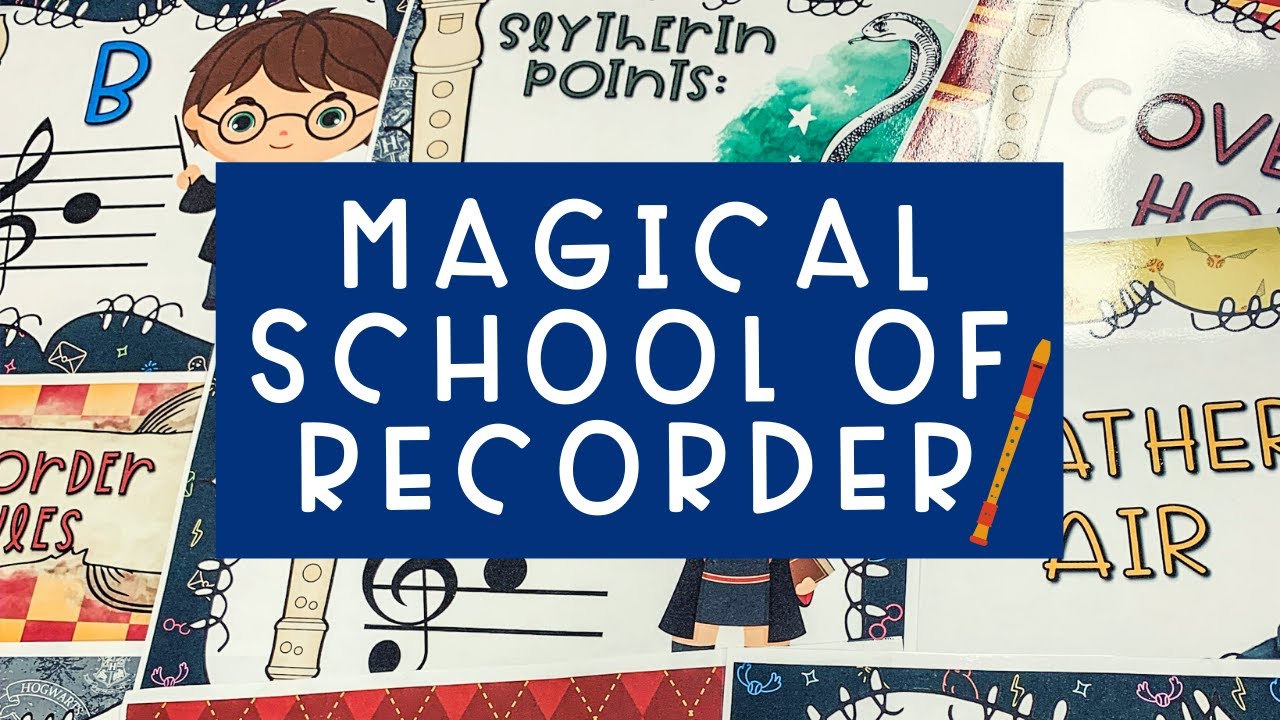 MAGICAL SCHOOL OF RECORDER // Bring the magic of HP to the music