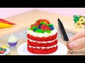 Amazing Rainbow Cakes Decorating Ideas | Satisfying Miniature Raibow Cakes By Petite Baker Yummy