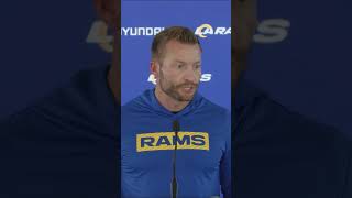 Sean McVay on Daniel Jones & Colts offense, "There are no weaknesses" 👏  #nfl #rams #shorts