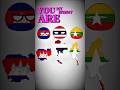 You are my Enemy 😮 #countryballs