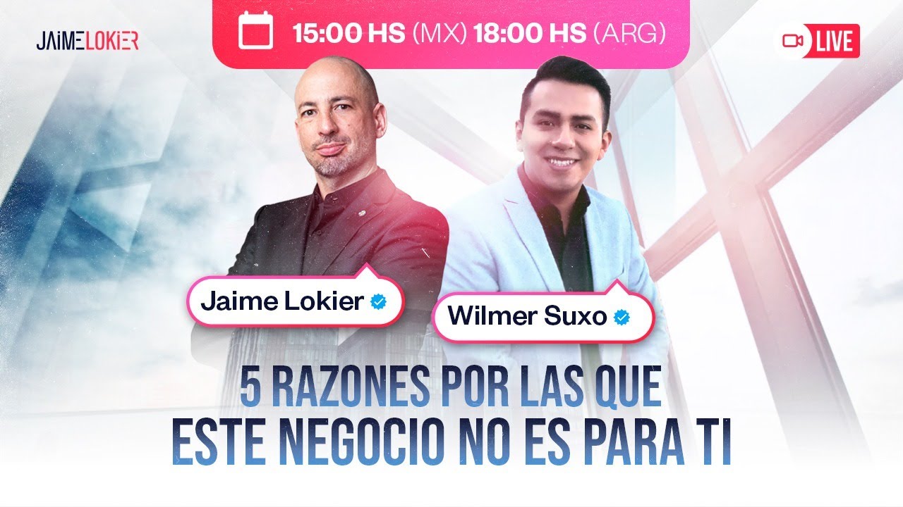 5 razones por las que este negocio NO es para ti con Wilmer Suxo - YouTube