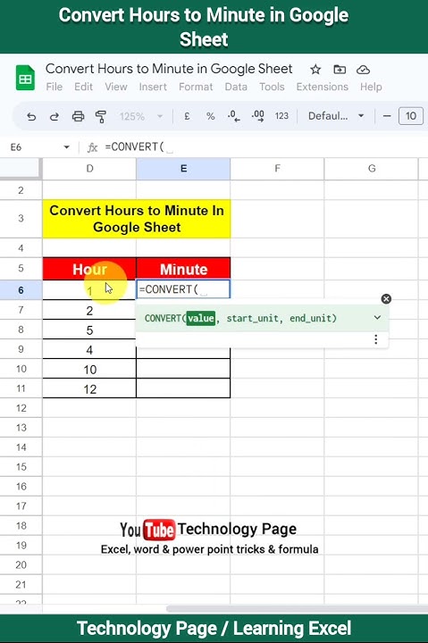 1-minute-google-sheet-minute-to-hour-conversion-formula-in-excel