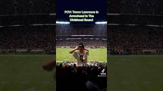 trevor lawrence in arrowhead stadium in the divisional round #shorts #nfl