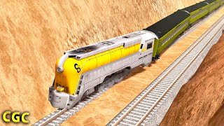 Steam train crashes 13 BeamNG Drive