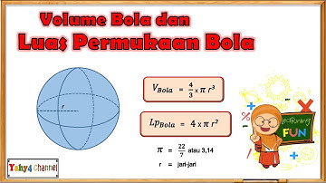Cara Menghitung Volume Bola dan Luas Permukaan Bola