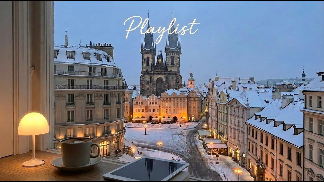 Playlist 프라하 겨울 재즈 카페 ❄️ 눈 내리는 저녁을 위한 따뜻한 재즈 | 공부, 휴식, 집중 음악 Prague Winter Jazz  힐링 플레이리스트
