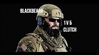 Rainbow Six Seige - Ranked Play - Blackbeard 1v5 Clutch
