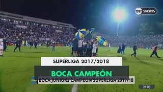 Boca campeón de la Superliga Argentina 2017/2018