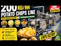 Start Chips Business Under Budget 💰 | 200 KG/HR Semi-Automatic Potato Chips Line (Full Process)