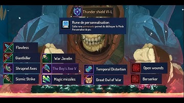 Dead Cells 1.2 Rise of the Giant |All Weapons Skills Mutations Rune (not 5Cell) Blueprint | Tutorial