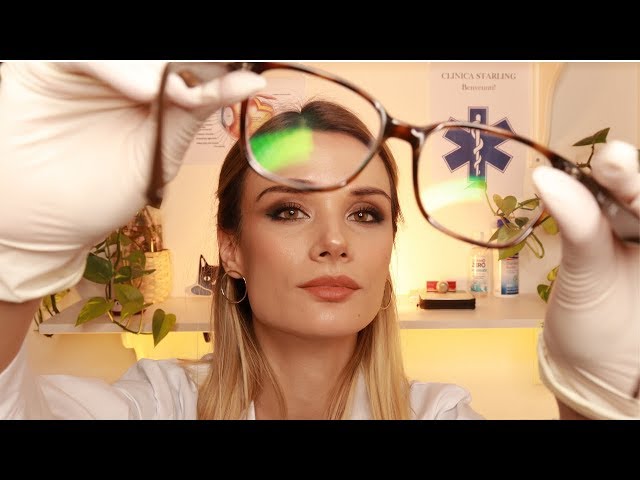 GLASSES FITTING EYE EXAM SLEEP INDUCING |ASMR EYE CHECKUP| a.s.m.r. roleplay