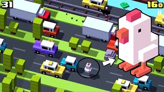 Crossy Road Yolun Karşısına Geçen Tavuk Oyunu