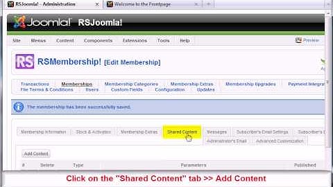 Ep. 36: Restrict Joomla! sections with RSMembership! to paid subscribers