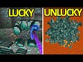 LUCKIEST vs UNLUCKIEST Minecraft Moments