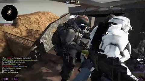 CS:GO - Zombie Escape Mod - Blackmesa_Escape_p4 - GLF