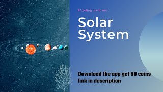 Solar System|Coding|New app| #short #coding #solar #system|| screenshot 5