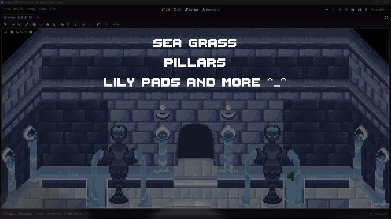 Water Temple animations preview