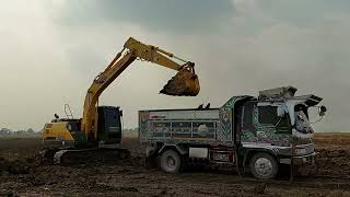 รถแม็คโครลอกนาเวิ้งใหญ่ Excavator SUMITOMO รถหกล้อคันใหญ่โซนภาคกลาง Dump Trucks | ชินกฤช ว่องไว