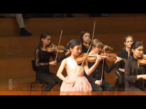 International LOUIS SPOHR Competition: Lina Nakano,中野りな/W. A. Mozart Violin Concerto No. 3