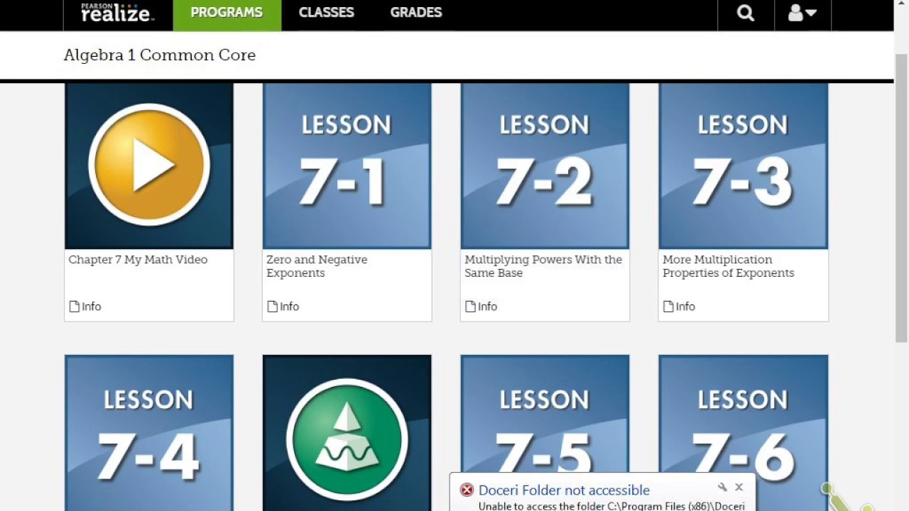 Online Algebra 1 Textbook YouTube