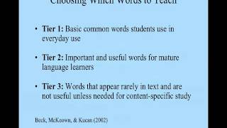 Vocabulary Microlecture
