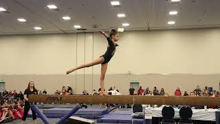 Ruby Shurtz Beam Calif Grand Invite 2024 Wildfire Gymnast Level 3
