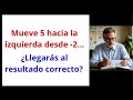 Si piensas que es -3, vas mal… Mira la solución completa