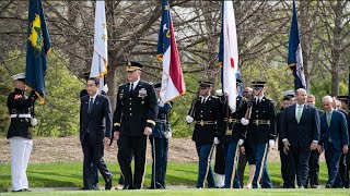 Japanese Prime Minister Fumio Kishida Visits Arlington National Cemetery