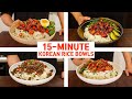 15 minute korean rice bowls for your busy weeknight dinner