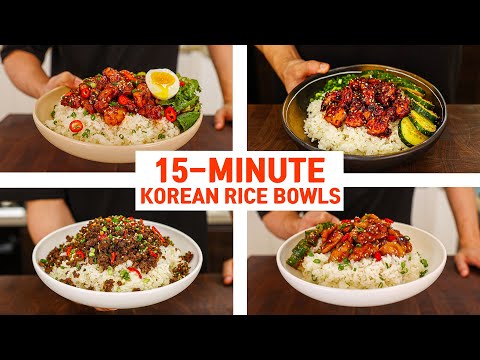 15 Minute Korean Rice Bowls For Your Busy WEEKNIGHT DINNER