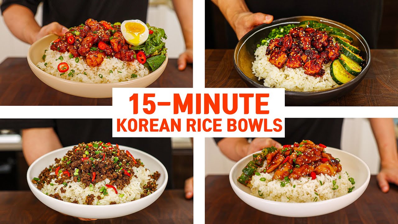 15 Minute Korean Rice Bowls For Your Busy WEEKNIGHT DINNER picture