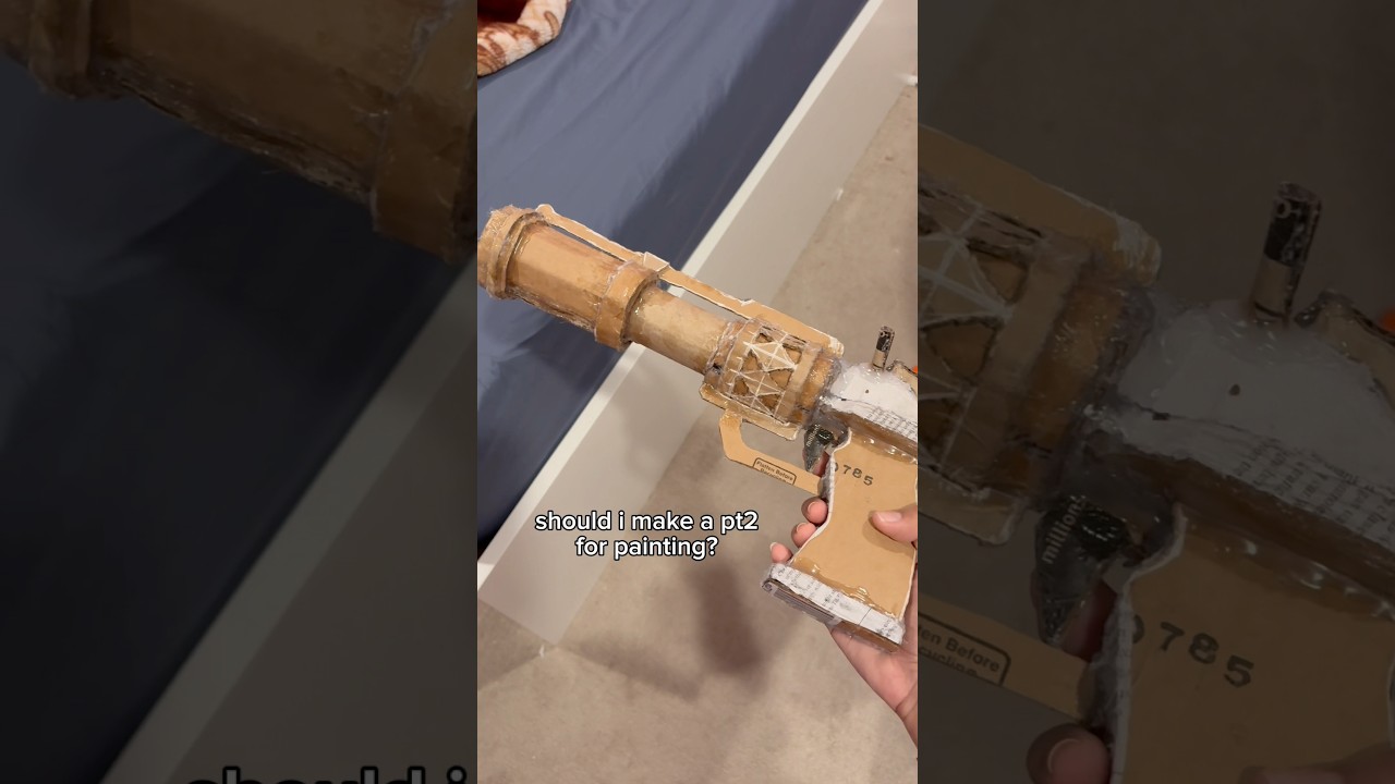 making jinx's loadout out of cardboard 