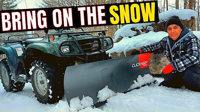 These Snow Plow Tips for Winter ATV Use