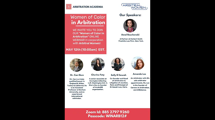 Women of Color in Arbitration- Arbitral Women & AA.