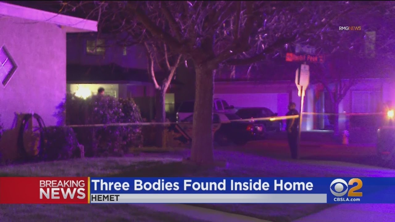 Police Investigating After 3 People Found Dead In Hemet Home