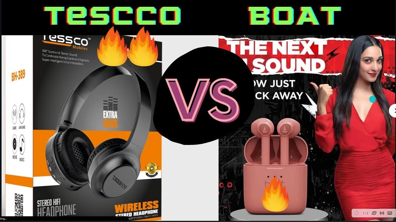 Best Wireless Bluetooth Headphone| Tescco BH-389 | Boat Airdopes 131