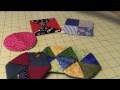 Folded Fabric Coasters