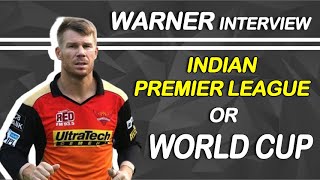 Very Sure and Positive Australians can participate in IPL if T20 World Cup is postponed : Warner