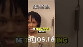 King Von tries to flirt with officer#kingvon #youtubeshorts #fy #foryou #fyp #foryoupage #viralvideo