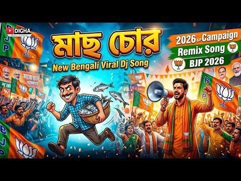 মাছ চোর | Mach Chor | 2026 BJP Campaign Remix Song | BJP Slogan Remix | Digha Music Official
