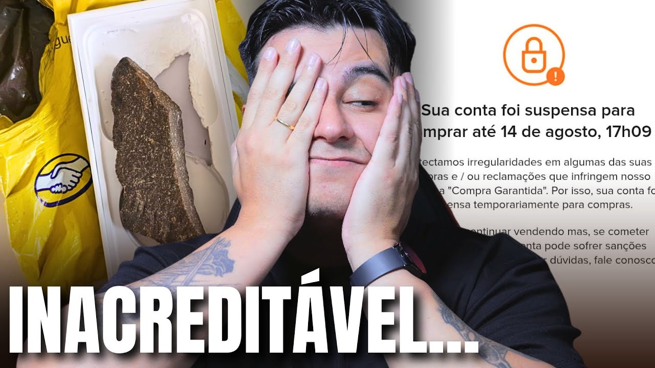 COMPROU UM IPHONE NA APPLE E RECEBEU UMA PEDRA...