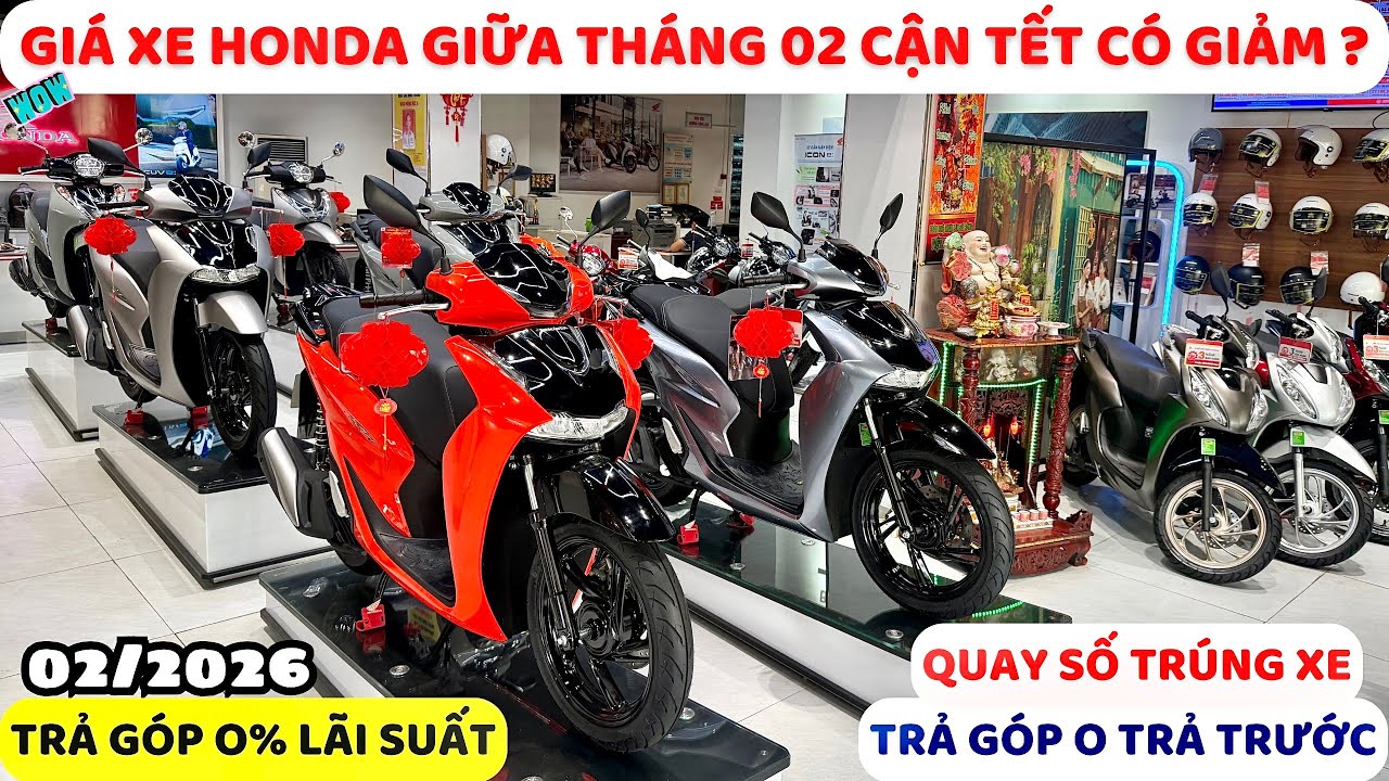 Báo Giá Tổng Hợp Xe Máy Honda Mới Nhất Cận Tết Nguyên Đán 02/2026 | Tuấn Hồng Đức 6