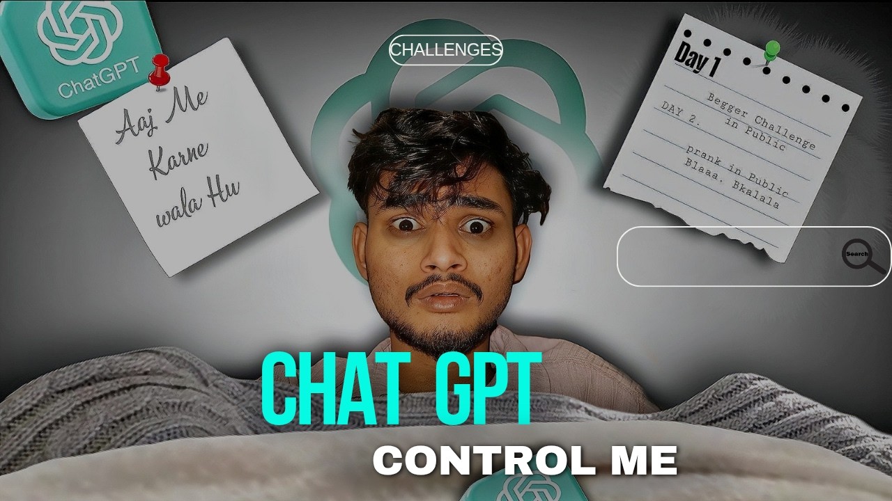 ChatGPT Control My Life For 27 Days 😱 | Bottle Challenge Begins