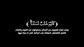 كروما شاشة سوداء قرآن كريم 🌿تلاوة من سورة المنافقون 🌿القارئ بدر التركي 🌿