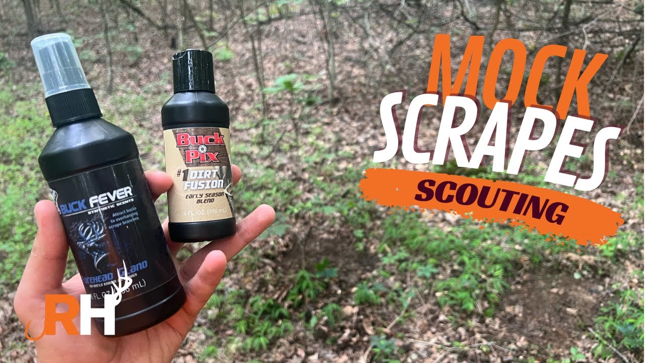 How to Make a Mock Scrape | Summer Scouting - YouTube