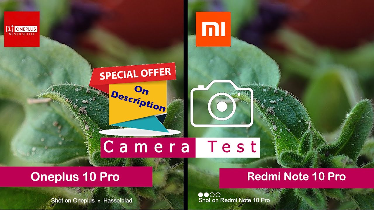 Oneplus 10 Pro vs Redmi Note 10 Pro | Camera Comparison | Camera Test | |  |