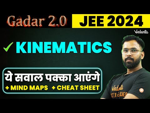 Kinematics Class 12 JEE PYQs | JEE 2024 Physics New Syllabus | Class 12 Physics | Anupam Sir
