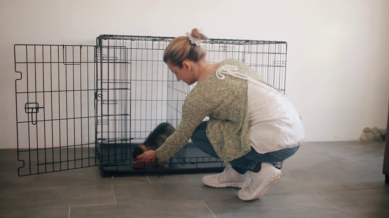 Сборка клетки для собак Ferplast Dog Inn